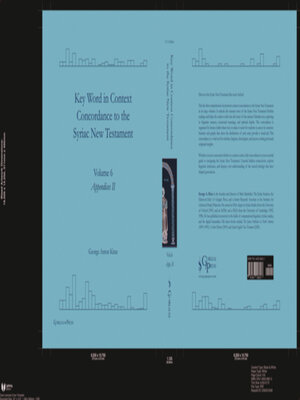 cover image of Key Word in Context Concordance to the Syriac New Testament